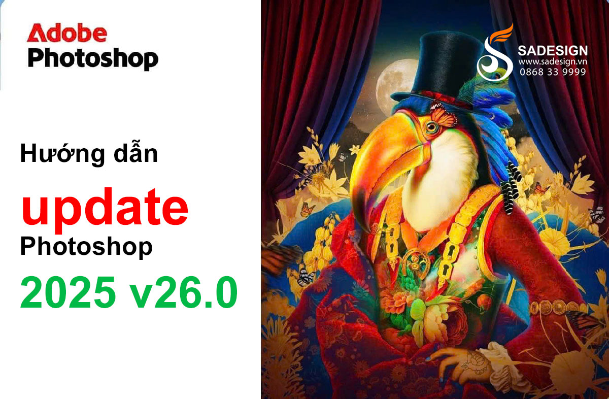 Hướng dẫn update phiên bản Photoshop 2025 v26.0 mới nhất