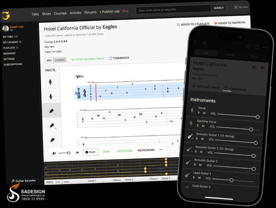 Ultimate Guitar Pro là loại tài khoản nào