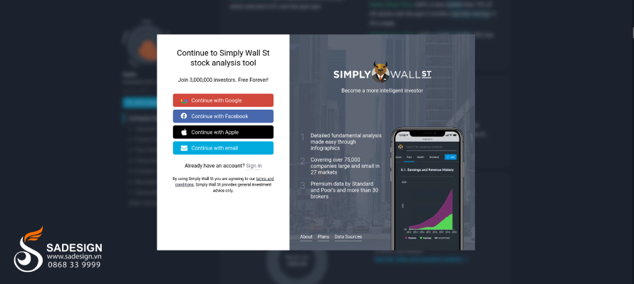 Simply Wall ST là ứng dụng gì