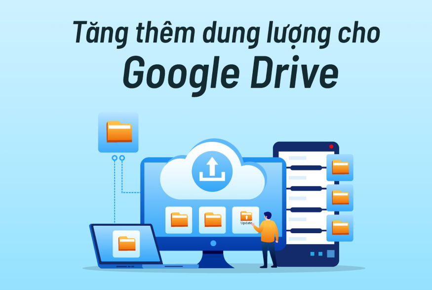 Cách nâng cấp dung lượng Google Drive giá rẻ