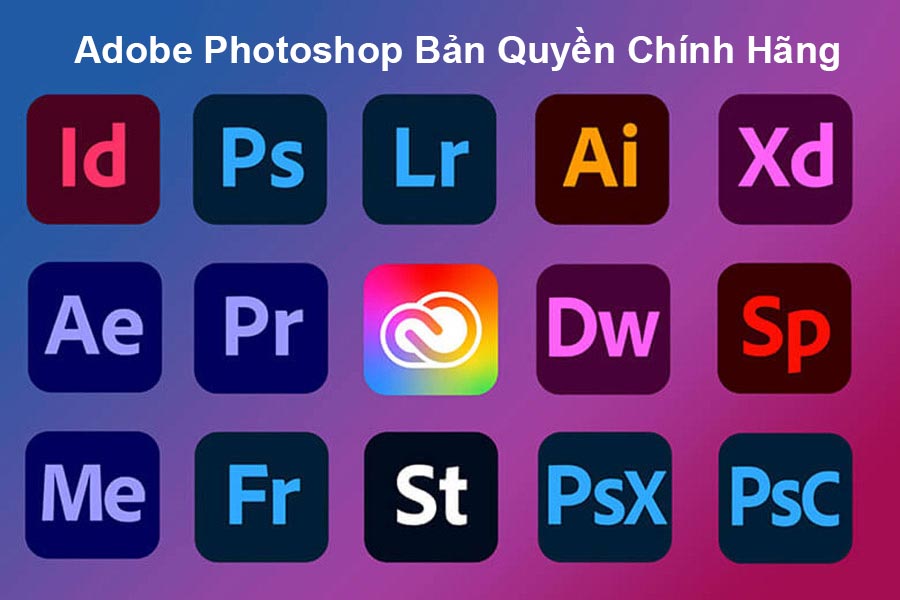 Adobe Photoshop Bản Quyền Chính Hãng