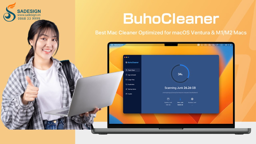 Hướng dẫn mua key BuhoCleaner For Mac tại SaDesign