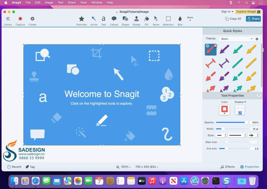 Hướng dẫn mua key SnagIT bản quyền tại SaDesign