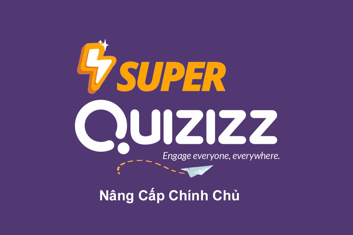 Nâng cấp tài khoản Quizizz Super chính chủ