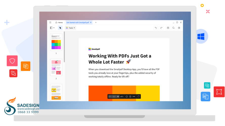 Hướng dẫn mua tài khoản Smallpdf Pro tại SaDesign