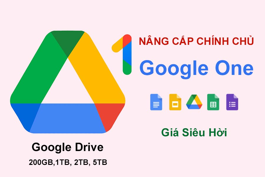 Google One chính chủ Giá Siêu Hời