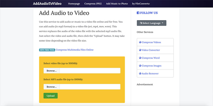 Add Audio to Video