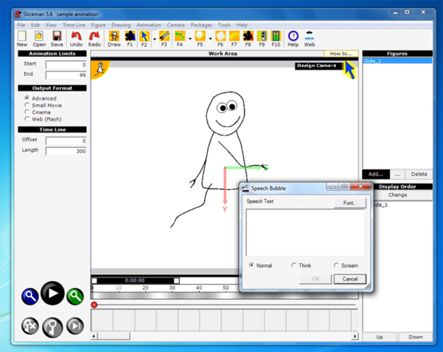 Phần mềm tạo phim hoạt hình Animation Stickman 5.6