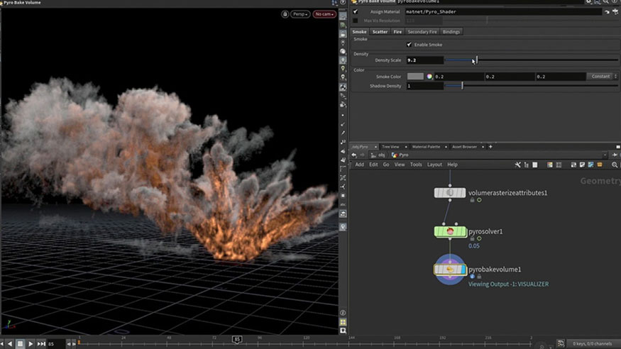 Phần mềm tạo hiệu ứng kỹ xảo Sidefx Houdini