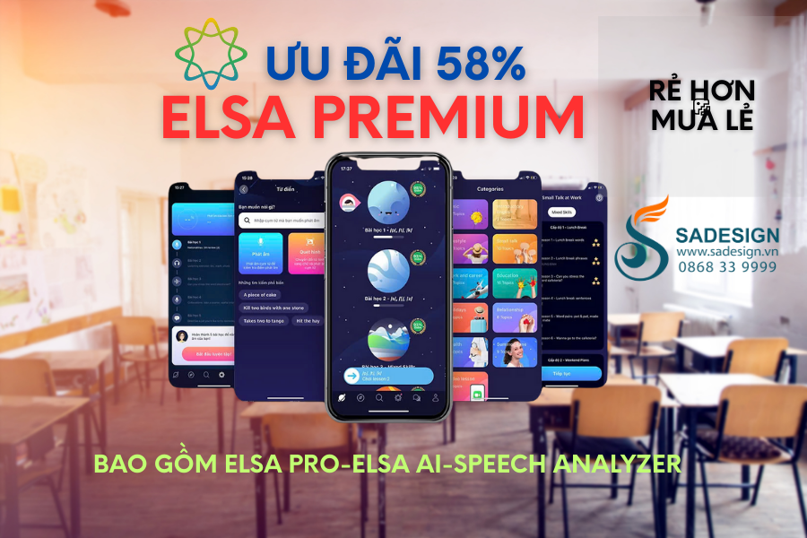 Elsa Premium- Gói học đầy đủ các tính năng nhất của ElSA