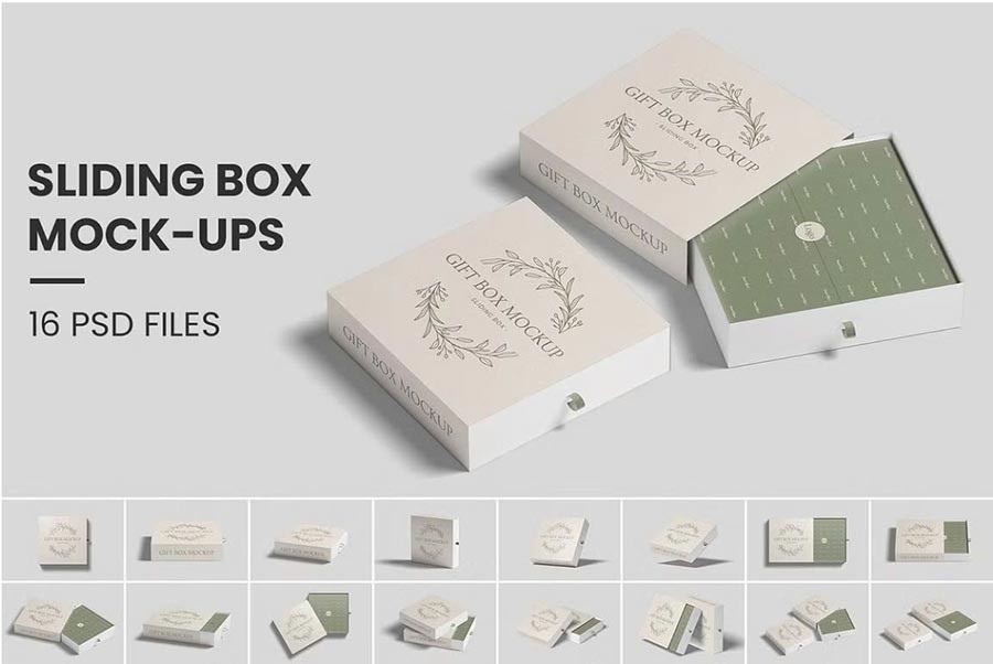 Chia Sẻ Mockup Hộp Quà – Cốc – Túi Giấy Takeaway – Thực Đơn