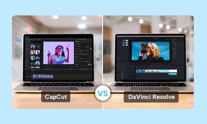 2 Ứng dụng Capcut và Davinci Resolve có gì khác nhau?