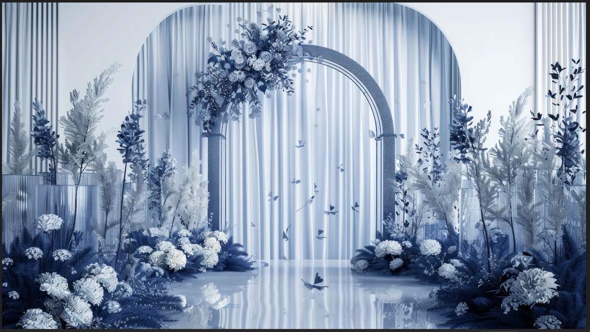 Hướng dẫn Tải Miễn Phí Bộ Decor Đám Cưới Wedding Rendering