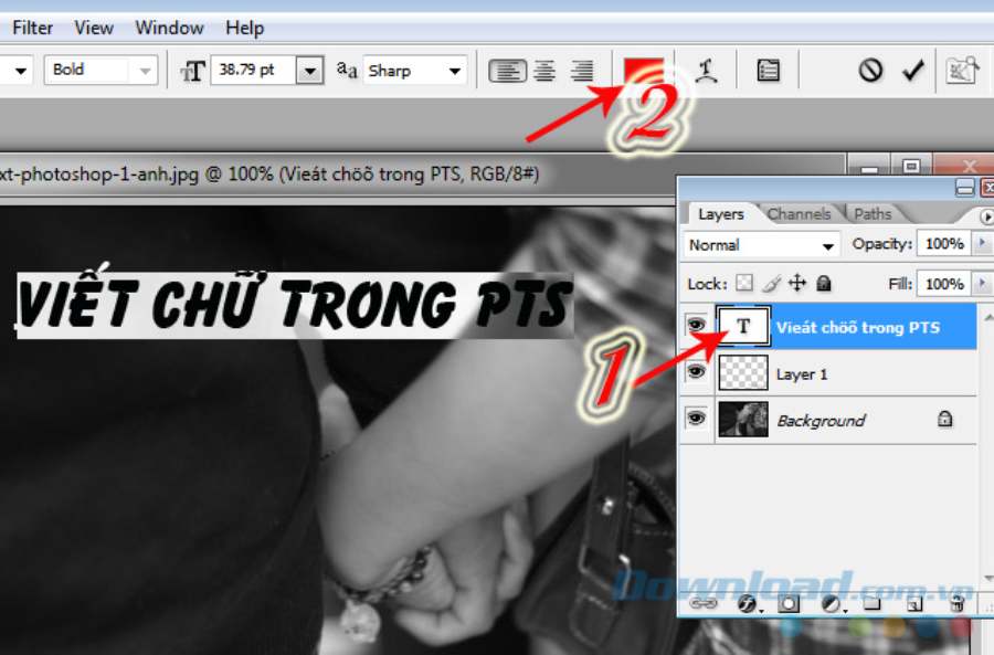 Bật mí cách chỉnh sửa chữ trên ảnh bằng photoshop cực đơn giản