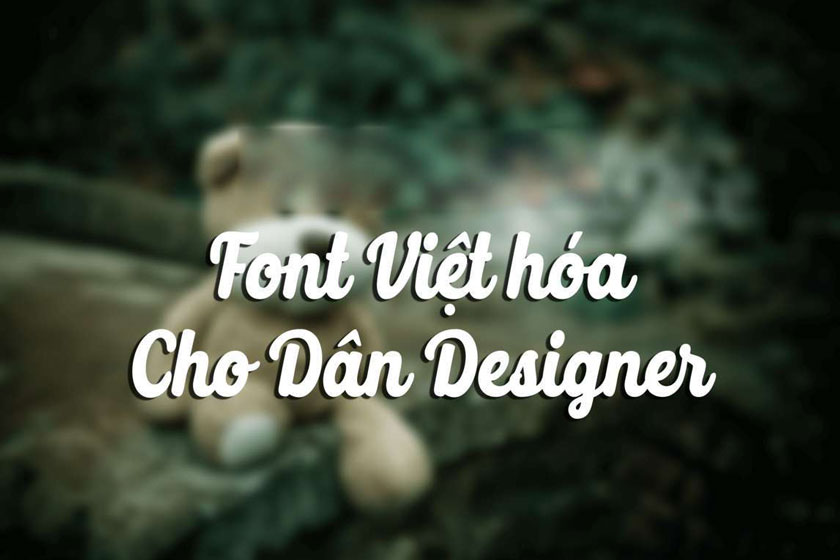 Font việt hóa đẹp trong photoshop