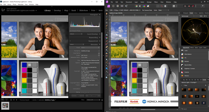 Giữa Adobe Lightroom và Affinity Photo nên chọn phần mềm nào