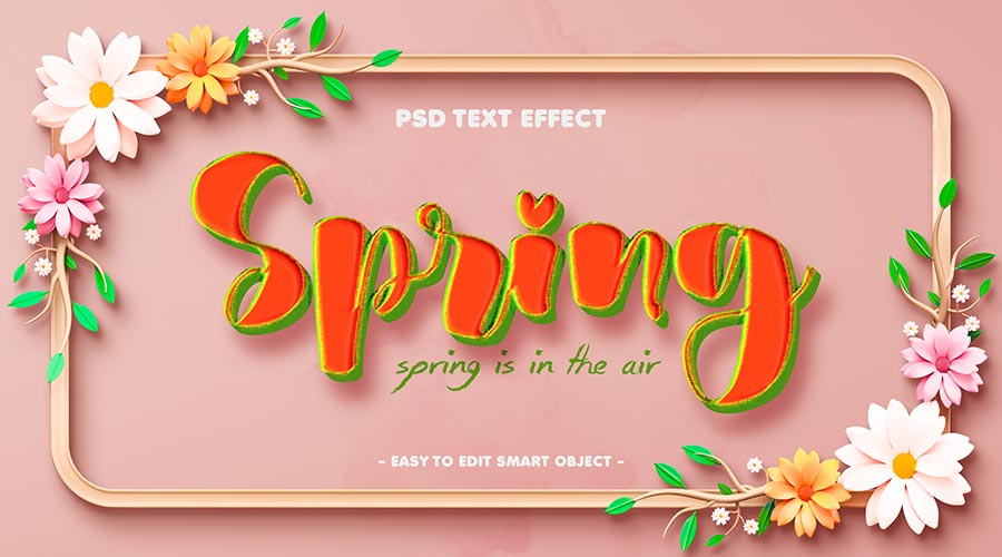 Hướng Dẫn Tải Miễn Phí Text Effect Chữ Lồng Hoa Cực Đẹp