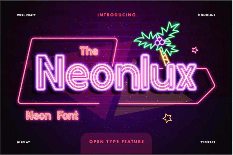 Hướng Dẫn Tải Fonts Neon Cực Đẹp Miễn Phí