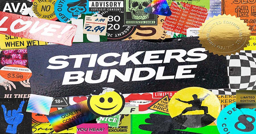 Chia Sẻ Miễn Phí 6 Mẫu Sticker Pack Nhìn Là Mê Cho Dân Designer