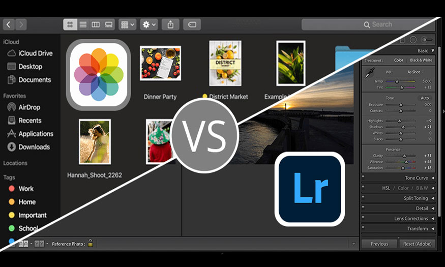 Apple Photos và Lightroom