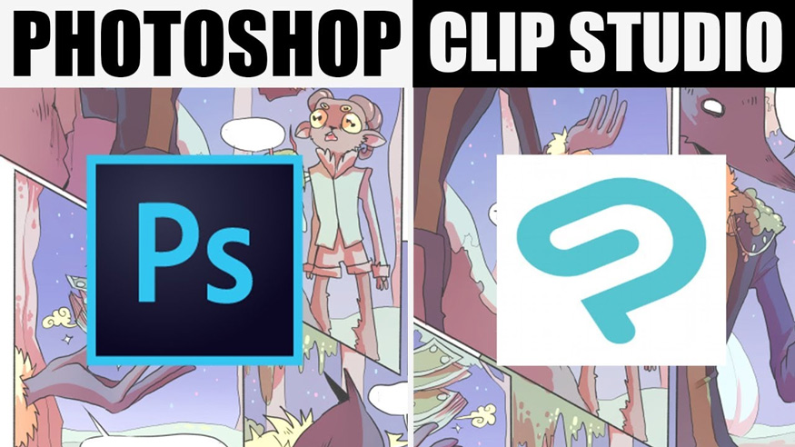 So sánh chi tiết Photoshop và Clip Studio Paint