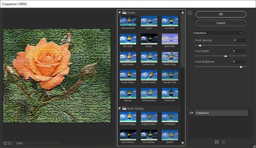 Filter trong photoshop