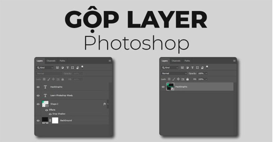 Giữa Flatten Image và Merge Layers: Chức năng nào phù hợp