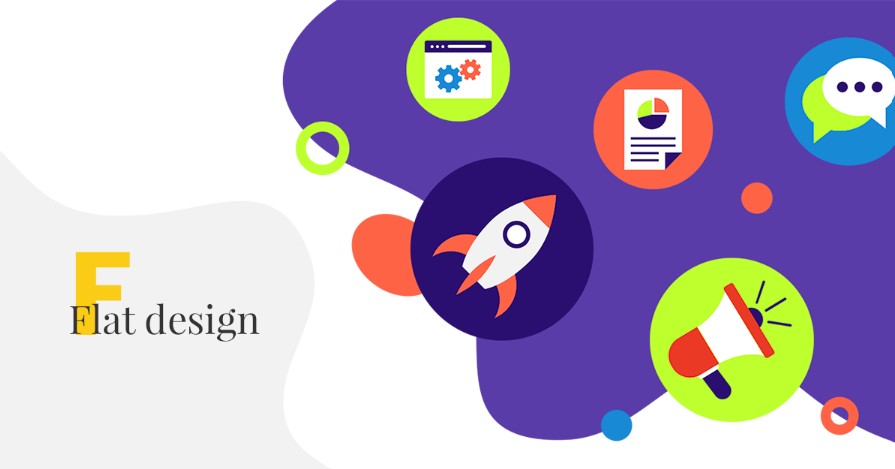 Tại Sao Flat Design ‘Gây Bão’? 5 Đặc Điểm Nổi Bật Của Phong Cách Flat Design
