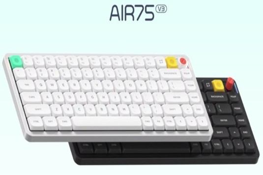 NuPhy Air75 V3 Chính Thức Lộ Diện: Mỏng Nhẹ, Switch Hành Trình Dài Và Pin “Trâu” Đầy Bất Ngờ