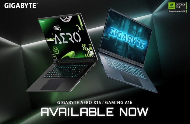 Laptop AI 2025: Gigabyte Trình Làng Aero X16 Siêu Nhẹ & Gaming A16 Hiệu Năng Cao