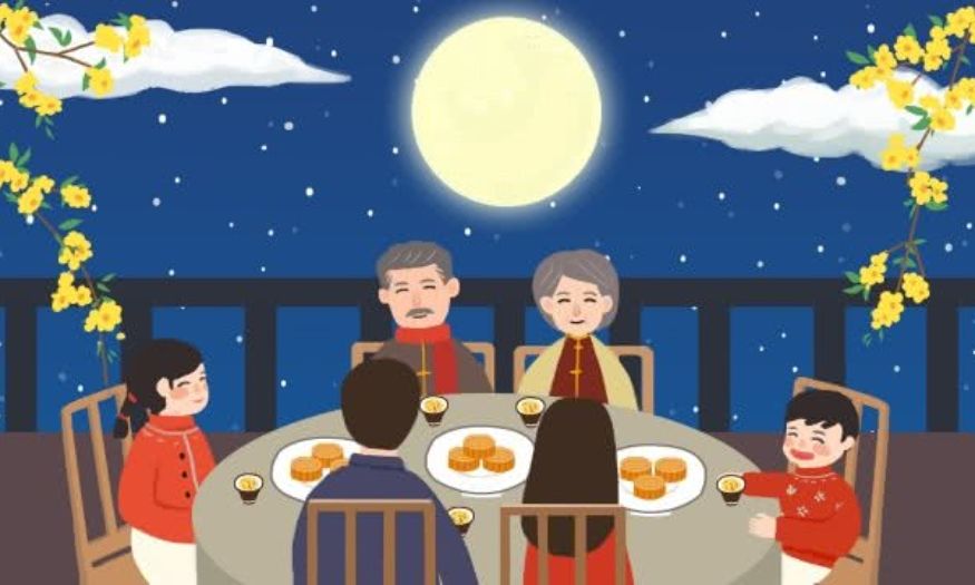 Cách Ghép Ảnh Nhận Bánh Trung Thu Bằng PicsArt Gửi Cho Người Thân