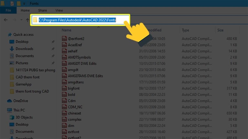 Cách cài thêm font chữ cho AutoCAD trên Windows và Mac đơn giản nhất