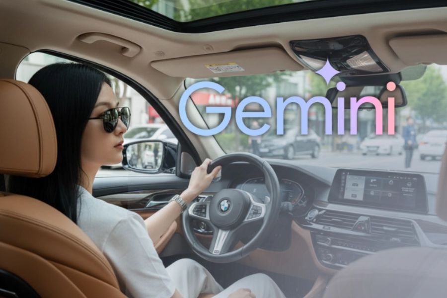 Trải Nghiệm Ngồi Xe BMW Với 1 Câu Lệnh Của Gemini