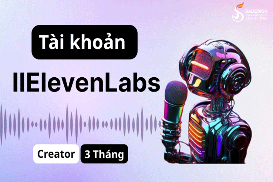 Tài khoản Elevenlabs Creator