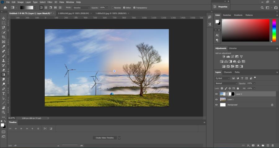 30 Giây Nắm Ngay Bí Kíp Hòa Trộn 2 Ảnh Chuyên Nghiệp Bằng Photoshop: Nghệ Thuật Ghép Ảnh Đỉnh Cao