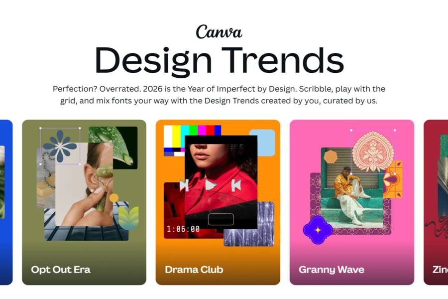 Dự Đoán Phong Cách Thiết Kế “Định Hình Thẩm Mỹ” 2026 Theo Canva