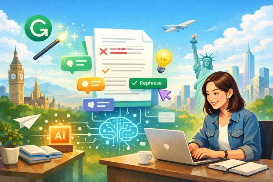 Làm Chủ Grammarly AI: Bí Quyết Viết Tiếng Anh Trôi Chảy Cho Người Mới