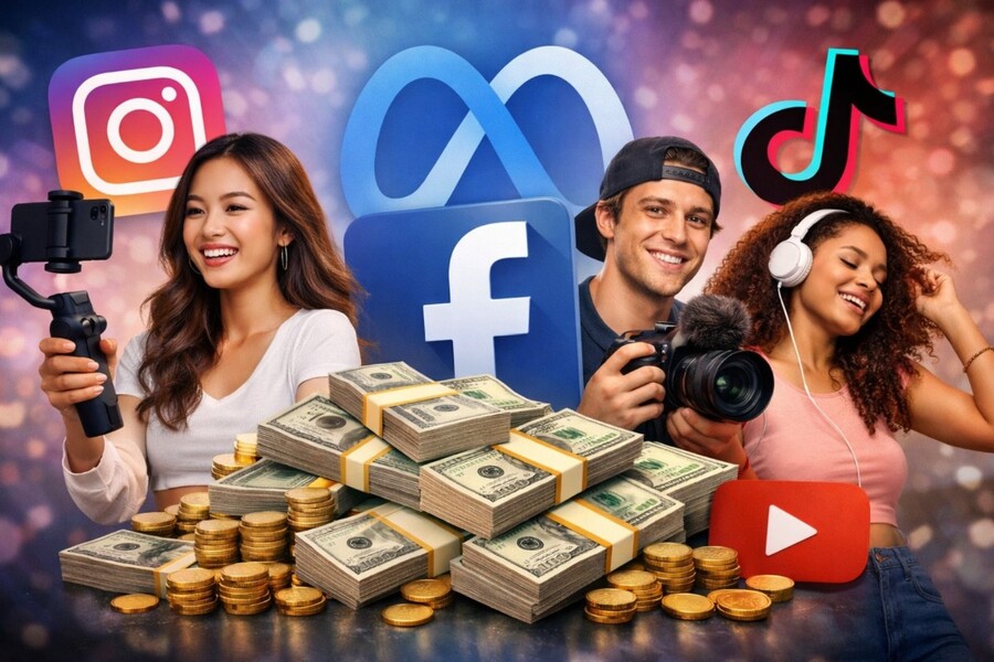 Meta chi mạnh tay “săn” TikToker, YouTuber: Facebook có đang trở lại cuộc đua?