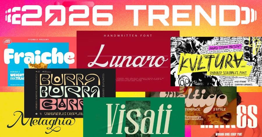 Envato tiết lộ 7 xu hướng Typography 2026 mà mọi nhà thiết kế cần hiểu rõ