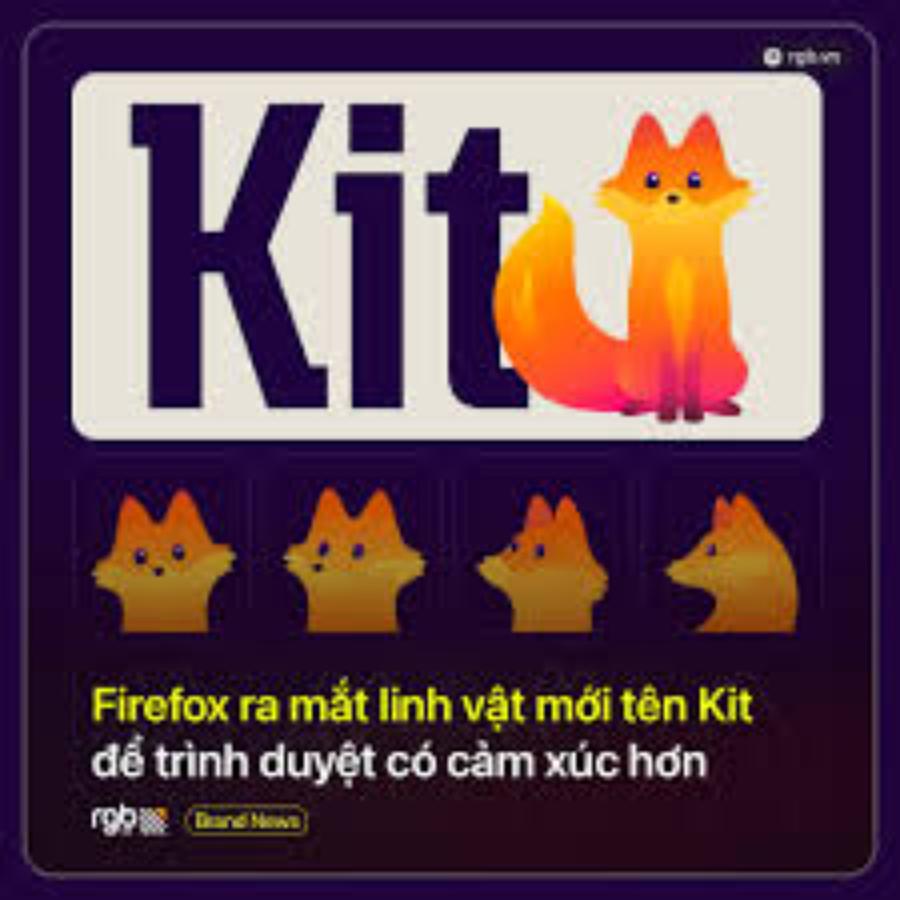 Mozilla giới thiệu Kit – Biểu tượng mới đầy sức sống cho trình duyệt Firefox