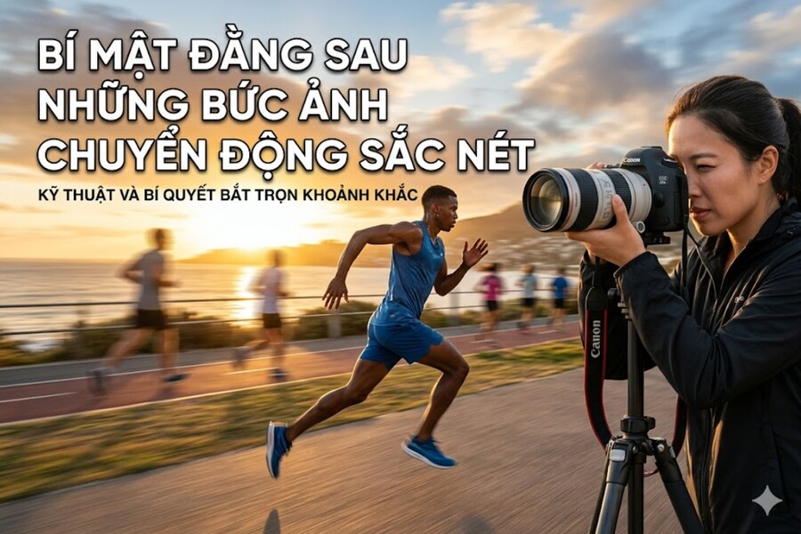 Bí Mật Đằng Sau Những Bức Ảnh Chuyển Động Sắc Nét Như Nhiếp Ảnh Gia