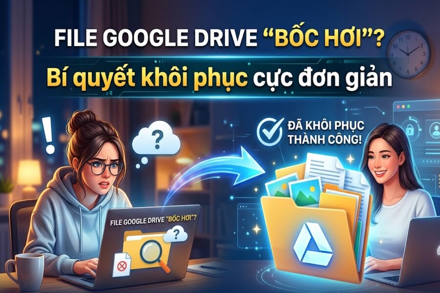 File Google Drive “bốc hơi”? Bí quyết khôi phục cực đơn giản