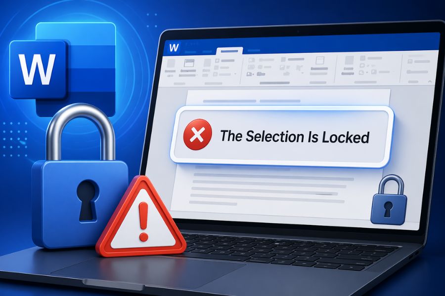 Lỗi “The Selection Is Locked” Là Gì? Cách Sửa Nhanh Trong 30 Giây
