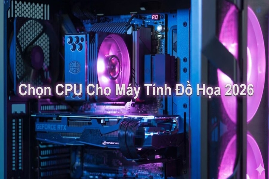 Chọn CPU Cho Máy Tính Đồ Họa 2026
