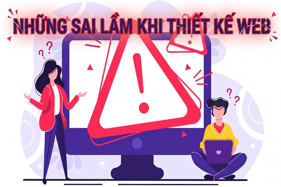 Sai Lầm Khi Thiết Kế Website Mà Nhiều Doanh Nghiệp Đang Mắc Phải