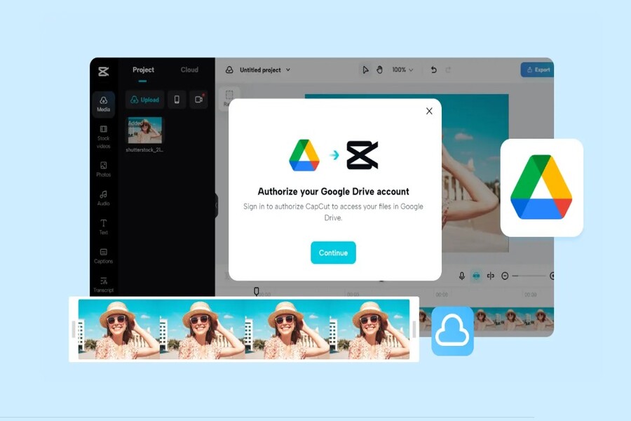 Khám phá sức mạnh của Google Drive kết hợp CapCut