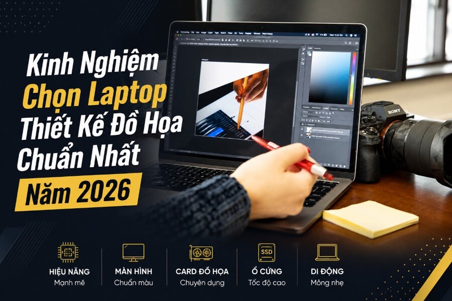 Kinh Nghiệm Chọn Laptop Thiết Kế Đồ Họa Chuẩn Nhất Năm 2026