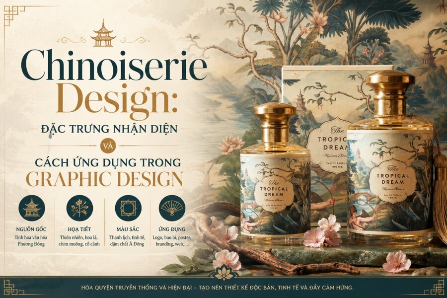 Chinoiserie Design: Đặc Trưng Nhận Diện Và Cách Ứng Dụng Trong Graphic Design