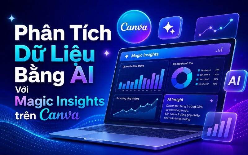 Phân Tích Dữ Liệu Bằng AI Với Magic Insights trên Canva