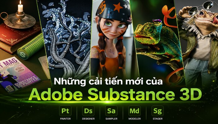 Những cải tiến mới của Adobe Substance 3D